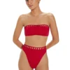 Leeza Bandeau Bikini Top
