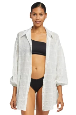 Sarita Button-Down Shirt Dress