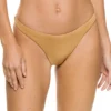 Metallic California High Leg Brazilian Bikini Bottom