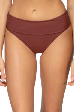 Hannah Banded High Waist Bikini Bottom 7 Hannah Banded High Waist Bikini Bottom -Beachwear Threads 104832 TUSRE 168798