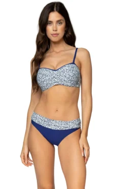 Iconic Twist Underwire Bandeau Bikini Top (E-H Cup) -Beachwear Threads 104896 FRGM 168702