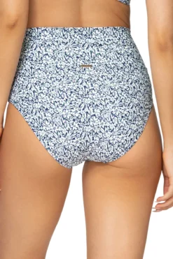 Hannah Banded High Waist Bikini Bottom 7 Hannah Banded High Waist Bikini Bottom -Beachwear Threads 104906 FRGM 168740