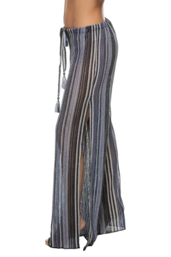 Pierside Pants -Beachwear Threads 1050371 Apparel Bottom Deep Water Multi Side