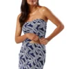 Tommy Bahama Shirred Bandini Molded Bandeau Tankini Top