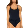 Tidepool Over The Shoulder One Piece Swimsuit