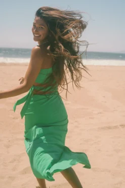 Maaji Garden Londyn Maxi Dress -Beachwear Threads 2062CLD001 Apparel Dress Green Lifestyle