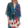 Deep V-Neck Kimono