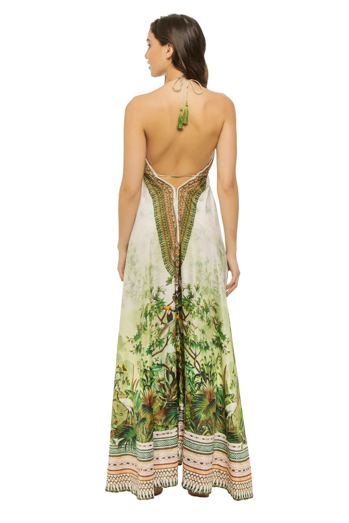 Tropical Dream Halter Maxi Dress 2 Tropical Dream Halter Maxi Dress - Image 2