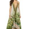 Tropical Dream Halter Maxi Dress