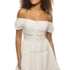 Marguerite Off Shoulder Mini Dress