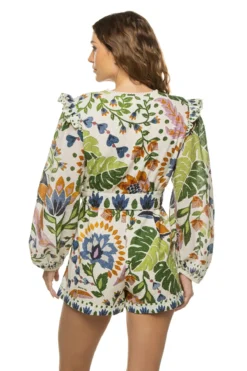 Beachwear Threads -Beachwear Threads 306382 Apparel Romper Summer Garden Sand Back