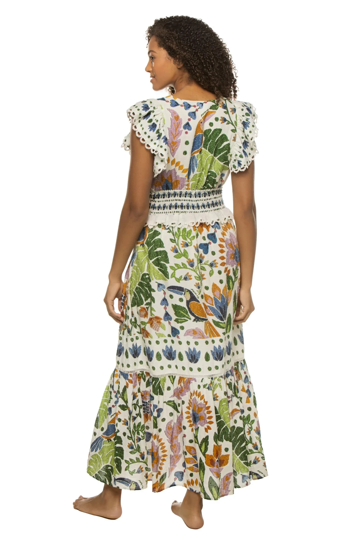Farm Rio Summer Garden Maxi Dress 2 Farm Rio Summer Garden Maxi Dress - Image 2
