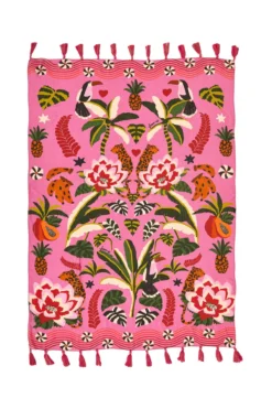 Farm Rio Leopard Forest Sarong -Beachwear Threads 307083 Apparel Bottom Leopard Forest Laydown