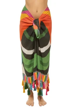 Farm Rio Macaw Stripes Sarong