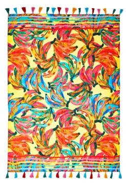 Farm Rio Colorful Bananas Pareo -Beachwear Threads 308510 Apparel Bottom Colorful Banana Laydown