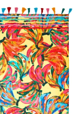 Farm Rio Colorful Bananas Pareo -Beachwear Threads 308510 Apparel Bottom Colorful Banana Zoom