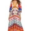 Farm Rio Vivid Garden Maxi Dress