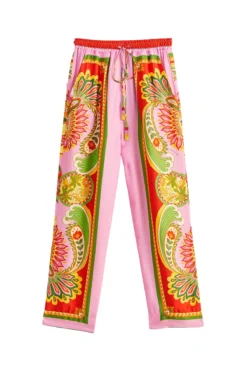 Farm Rio Beach Toucans Scarf Pants -Beachwear Threads 309435 Apparel Bottom Multi Laydown