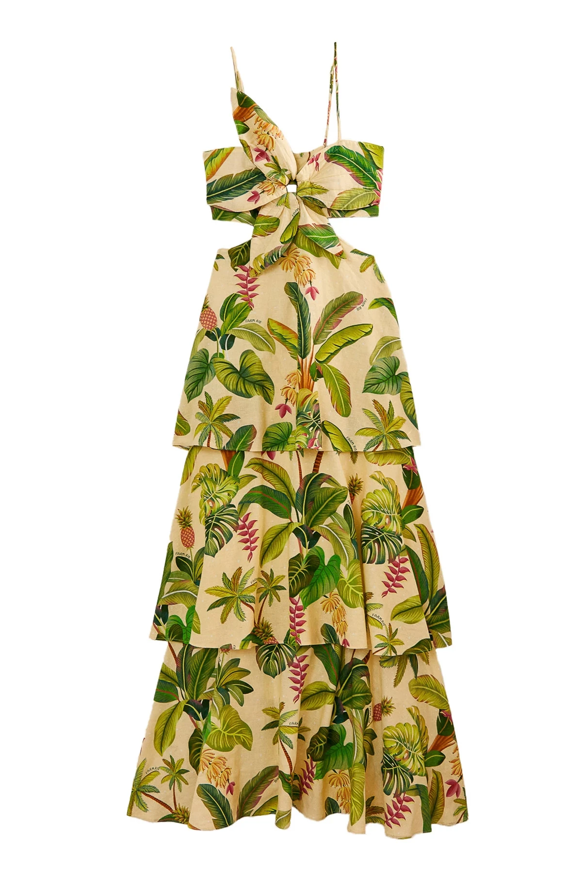 Farm Rio Sand Fruit Forest Maxi Dress 4 Farm Rio Sand Fruit Forest Maxi Dress - Image 4