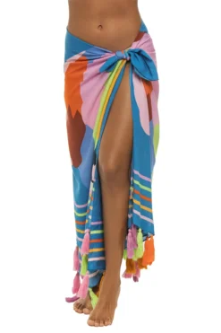 Farm Rio Araraquara Blue Sarong