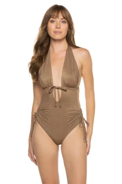 Brena Maillot Halter One Piece Swimsuit