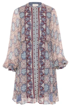 Josefina Caftan -Beachwear Threads 322D09 Apparel Dress Algarve Blue Laydown