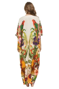 Xim Kaftan -Beachwear Threads 323D27 Apparel Dress Cuban Fauna Back