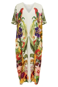 Xim Kaftan -Beachwear Threads 323D27 Apparel Top Cuban Fauna Laydown