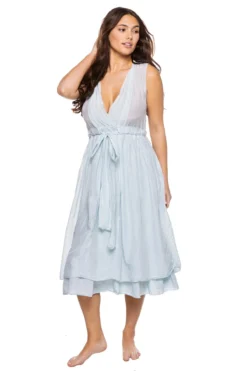 Julia Tie-Waist Midi Dress