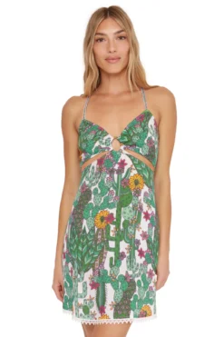 Cacti Cutout Mini Dress