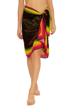 Rainforest Embroidered Pareo