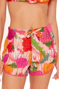 Sunny Bloom Wrap Shorts