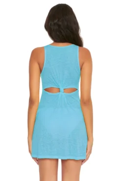Beach Date Mini Dress -Beachwear Threads 4665371 Apparel Dress Crystal Seas Back1