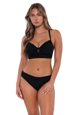 Colette Underwire Bralette Bikini Top (D+ Cup)