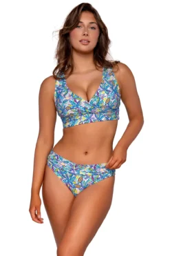 Elsie Underwire Bralette Bikini Top (D+ Cup)