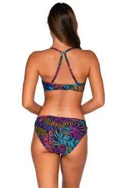 Crossroads Underwire Bikini Top (D+ Cup) -Beachwear Threads 52TPANPA Bikini Top Panama Palms Back2