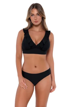 Willa Wireless Bralette Bikini Top (E-H Cup)