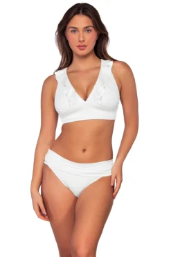 Willa Wireless Bralette Bikini Top (E-H Cup)