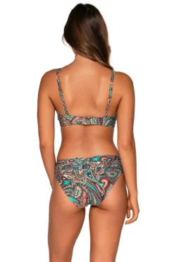 Kauai Keyhole Bralette Bikini Top (E-H Cup) -Beachwear Threads 54TEFGANDAL Bikini Top Andalusia Back