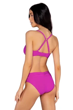 Kauai Keyhole Underwire Bikini Top (D+ Cup) -Beachwear Threads 54TWILOR Bikini Top Wild Orchid Back2