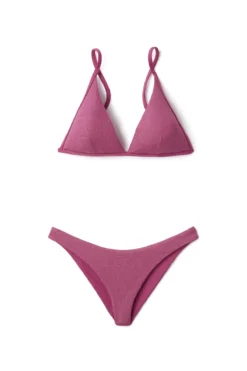 Exuma Triangle Bikini Top -Beachwear Threads 5503028 Bikini Top Musk Laydown