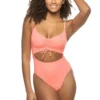 Santa Monica Monokini Cutout One Piece Swimsuit