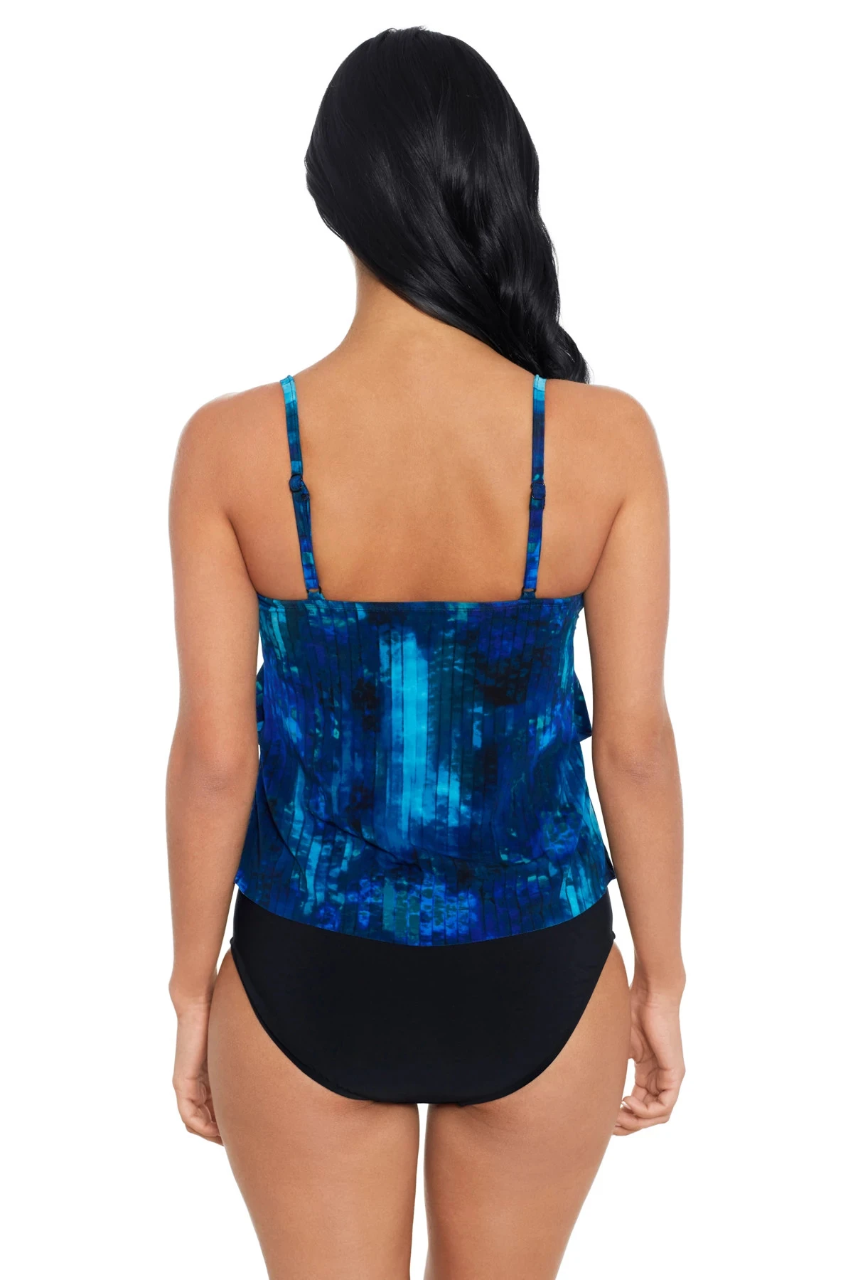 Hazy Daze Rita Ruffle Over The Shoulder Tankini Top 2 Hazy Daze Rita Ruffle Over The Shoulder Tankini Top - Image 2