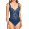 Miraclesuit Jubliee Over The Shoulder One Piece Swimsuit