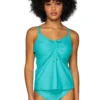 Avery Over The Shoulder Tankini Top (E-H Cup)