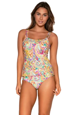 Taylor Underwire Tankini Top (E-H Cup)