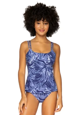 Taylor Over The Shoulder Tankini Top (E-H Cup)