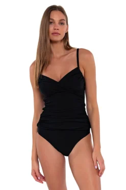 Simone Convertible Strap Tankini Top