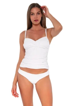 Simone Convertible Strap Tankini Top