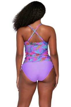 Cassie Underwire Tankini Top 5 Cassie Underwire Tankini Top -Beachwear Threads 931TISLAB Tankini Top Isla Bonita Back1